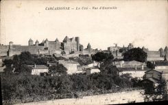 CPA Carcassonne La Cite Vue d'Ensemble 