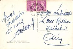 CPA Cite de Carcassonne Ensenble de la Porte Narbonnaise 