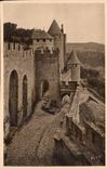 CPA Carcassonne Aude la Cite les Machicoulis et la Porte du Senechal 