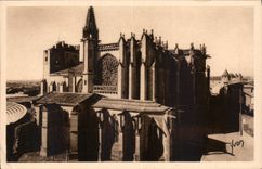 CPA La Douce France Carcassonne Aude la Cite Basilique Saint Nazaire le Cloitre 