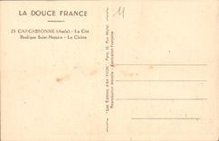 CPA La Douce France Carcassonne Aude la Cite Basilique Saint Nazaire le Cloitre 