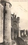 CPA Cite de Carcassonne Avant Porte du Chateau 
