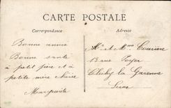 CPA Bonne annee Enfant