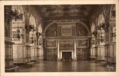 CPA Les Petits Tableaux de L'Ile de France Palais de Fontainebleau La Galerie Henri II ou Salle de B