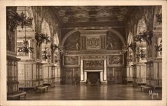 CPA Les Petits Tableaux de L'Ile de France Palais de Fontainebleau La Galerie Henri II ou Salle de B