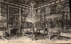 CPA Fontainebleau Le Palais Chambre d'Anne d'Autriche 