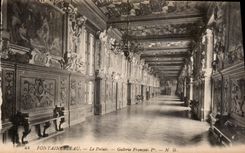 CPA Fontainebleau Le Palais Galerie Francois 1er