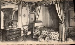 CPA Fontainebleau Le Palais Chambre de Mme de Maintenon 