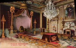 CPA Palais de Fontainebleau La Salle du Trone 