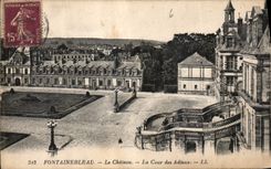 CPA Fontainebleau Le Chateau La Cour des Adieux 