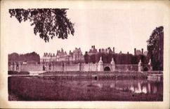 CPA Palais de Fontainebleau le palais vu du Canal 