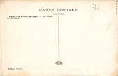 CPA Palais de Fontainebleau le palais vu du Canal 