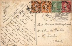 CPA Palais de Fontainebleau Facade du palais 