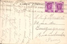 CPA Palais de Fontainebleau l'Etang des Capres 