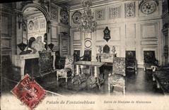CPA Palais de Fontainebleau Salon de Madame de Maintenon 