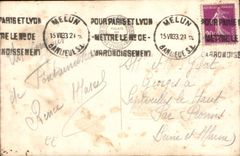 CPA Palais de Fontainebleau Chambre de Napoleon Ier 