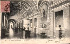 CPA Fontainebleau le Palais la Bibliotheque 