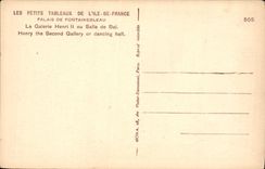 CPA Palais de Fontainebleau la Galerie Henri II ou Salle de Bal 