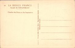 CPA La Douce France Palais de Fontainebleau Chambre des Reines et des Imperatrices 