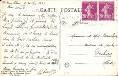 CPA Palais de Fontainebleau Pavillon Henri IV interieur de la Cour dite des Offices occupe par les E