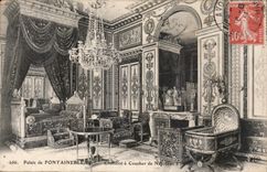 CPA Palais de Fontainebleau Chambre a Coucher de Napoleon Ier 