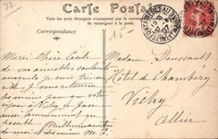 CPA Palais de Fontainebleau Facade sur la Cour des Adieux 