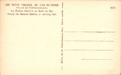 CPA Palais de Fontainebleau la Galerie Henri II ou Salle de Bal 
