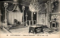 CPA Fontainebleau Chateau de Fontainebleau Salle du Trone 