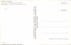 CPA Cote d'Azur Carrefour Mondial du Tourisme Antibes Chateau Musee Grimaldi 