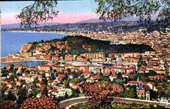 CPA Nice A M vue generale prise de la Nouvelle Corniche 
