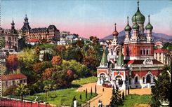 CPA Nice A M eglise Russe Russie Russia