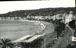 CPA Nice la Promenade des Anglais vue de l'Hotel Ruhl 