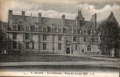 CPA Blois le Chateau Facade Louis XII 