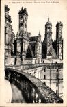 CPA Chambord le Chateau Sommet d'une Tour du Donjon 