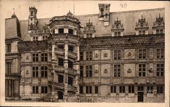 CPA Chateaux de la Loirre Chateau de Blois Escalier Francois 1er 