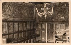 CPA Chateaux de la Loire Chateau de Langeais XV S Petit Salon Boiseries Peintes 