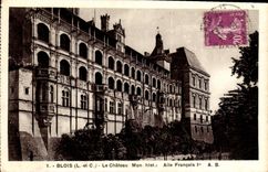 CPA Blois L et C le Chateau Mon hist Aile Francois 1er 