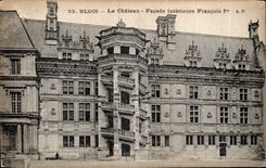 CPA Blois le Chateau Facade Interieure Francois 1er 