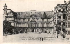 CPA Chateau de Blois l'Escalier d'Honneur Francois Ier et Aile Gaston d'Orleans 
