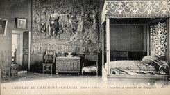 CPA Chateau de Chaumont sur Loire Loire et Cher Chambre a coucher de Ruggieri 