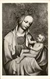CPA Le Maitre tcheque Madone a l'Enfant dite de Roudnice avant 1400 Galerie Nationale de Prague 