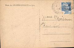 CPA Route des Grands Goulets en hiver 