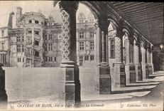 CPA Chateau de Blois Aile de Louis XII la Colonnade 