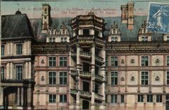 CPA Blois L et C le Chateau Facade Interieure 