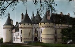CPA Les Merveilles du Val de Loire Chaumont Loir et Cher le Chateau XVI siecle Facade sur le Parc 