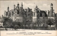 CPA Chambord le Chateau Aile Francois Ier les appartements de Francois Ier comprenaient la cour et l