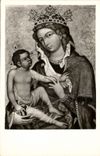 CPA Le Maitre tcheque Madone a l'Enfant dite de Veveri 1350 environ Galerie Nationale de Prague 