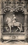 CPA Blois le Chateau Porte d'Entree Statue de Louis XII 