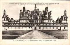 CPA Chambord le Chateau mon hist Facade Sud 