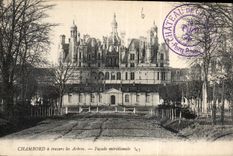 CPA Chambord a travers les Arbres Facade meridionale 